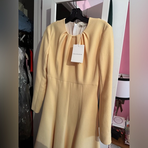 Emilia Wickstead Dresses Emilia Wickstead Belgium Yellow Midi Dress